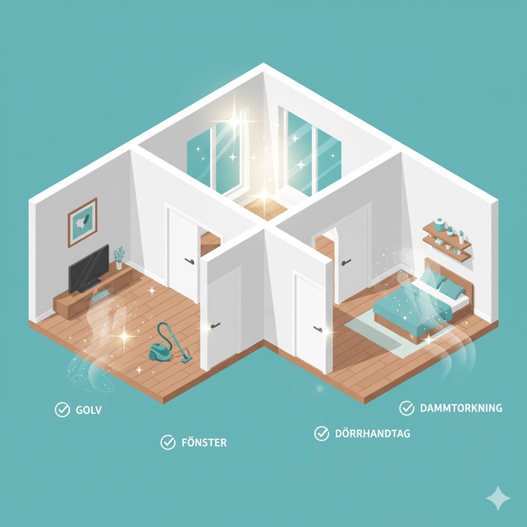 Professionell hemstädning i Karlstad - kompletter städning av hela hemmet